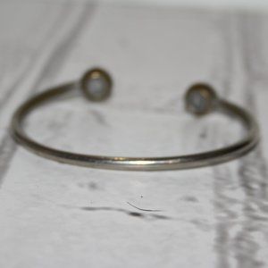 Beautiful silver cuff bracelet 7"